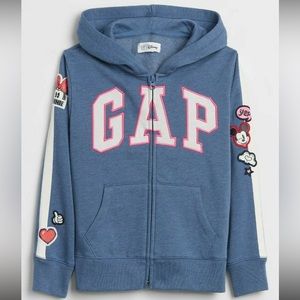GAP x Disney mickey & minnie mouse Zip up sweater